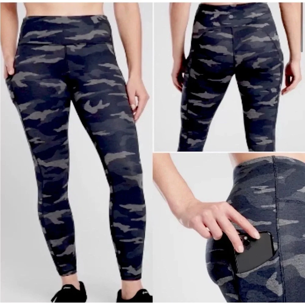 Athleta Camo Print Women's Leggings - Picture 11 of 11
